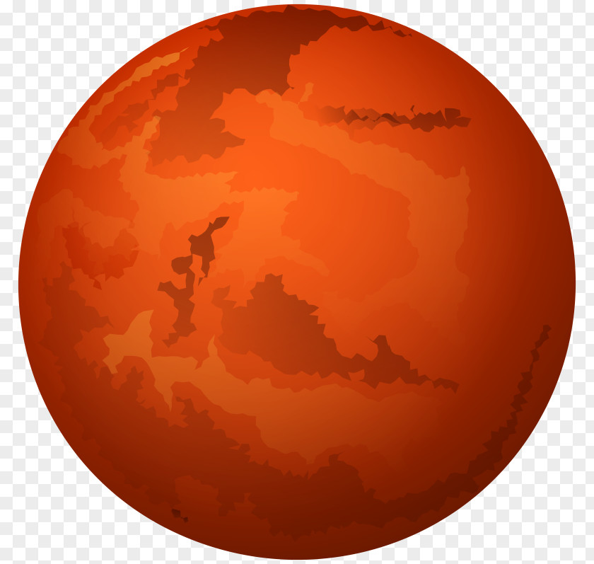 Planet Mars Surface Color Clip Art Rover PNG