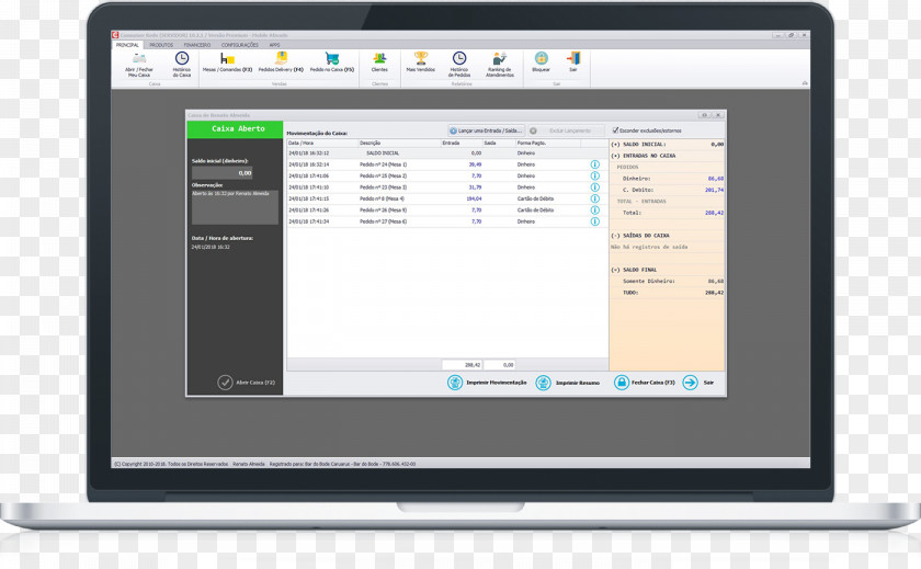 Restaurante Computer Program System Control Restaurant Sales PNG