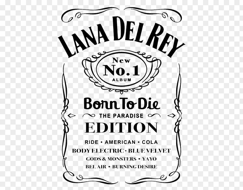 T-shirt Whiskey Jack Daniel's Born To Die PNG