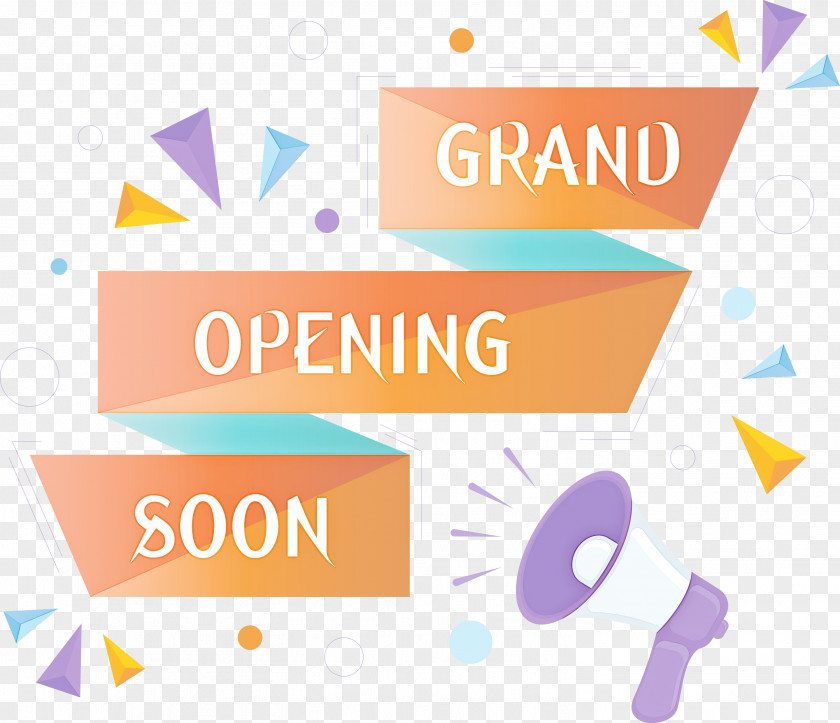 Grand Opening Soon PNG
