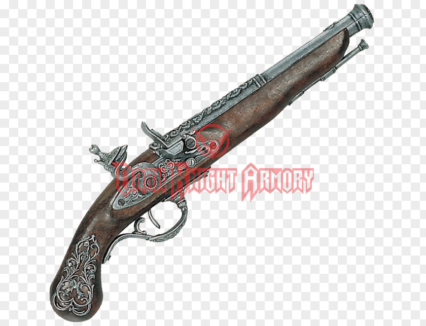 Handgun Trigger Flintlock Mechanism PNG