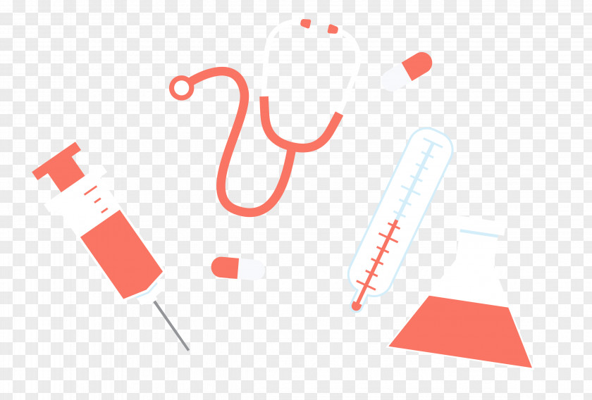Vector Stethoscope Syringe Thermometer Material Euclidean Icon PNG