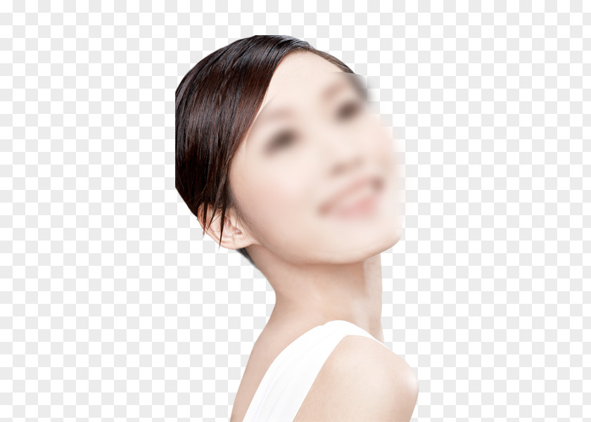 Women's Beautiful Smile Creative Laughter Face PNG