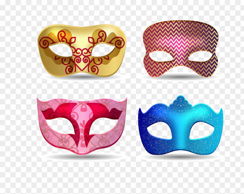 Beautifully Decorated Carnival Mask Euclidean Vector PNG