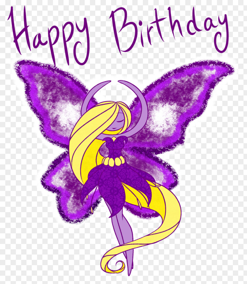 Birthday Wish Happiness Goddess Greeting PNG