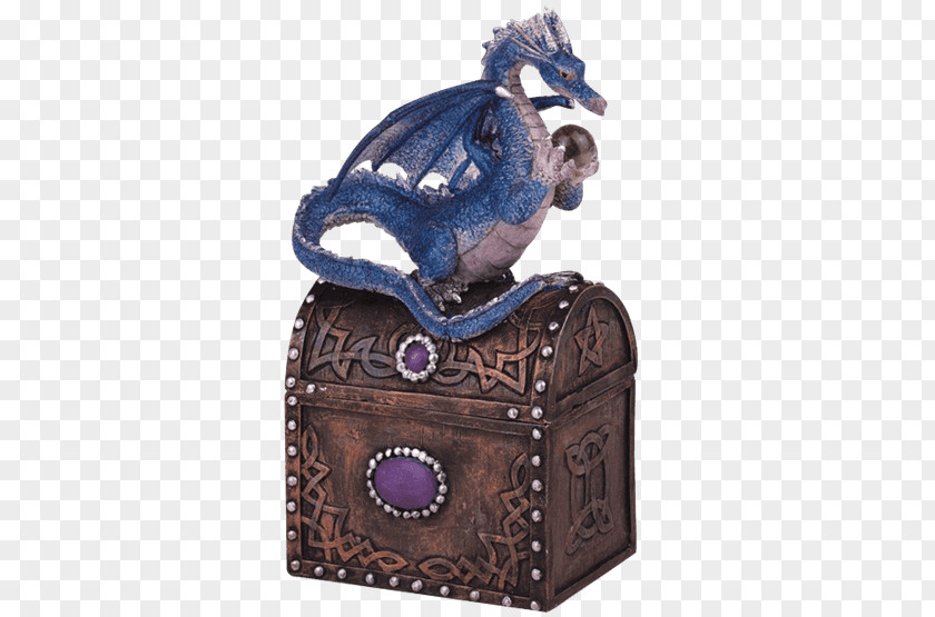 Dragon Treasure Box Fantasy Container PNG