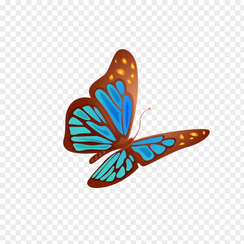 Cartoon Butterfly Monarch Download PNG