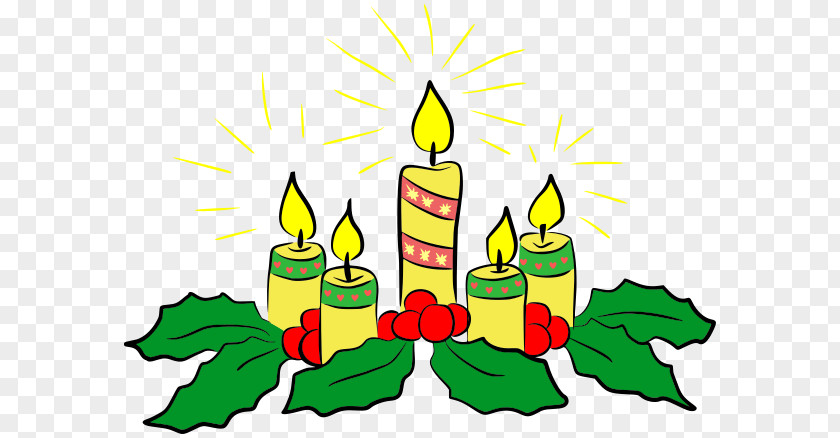 Christmas Candle Match Clip Art PNG