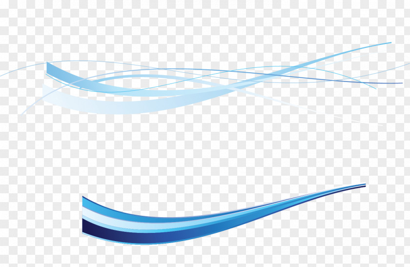 Decorative Blue Line Brand Pattern PNG