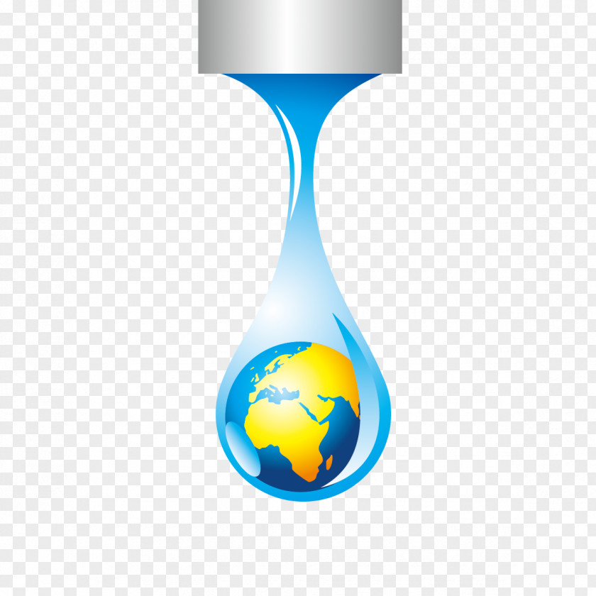 Earth And Water Droplets Drop PNG