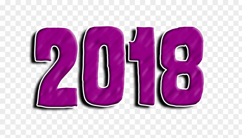 Happy New Year Purple Violet Magenta Lilac PNG