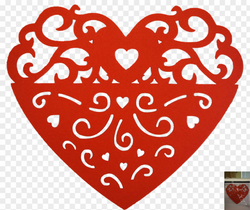 Ornate Heart Stock Clip Art JPEG PNG