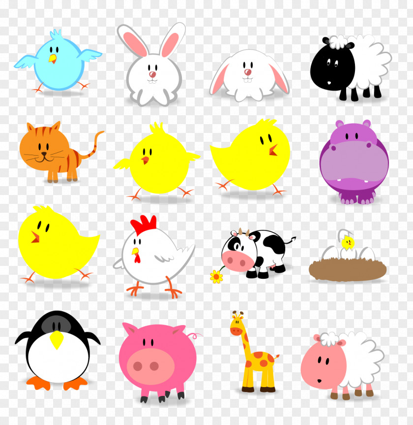 Cute Little Animals Icon. Animal Icon PNG