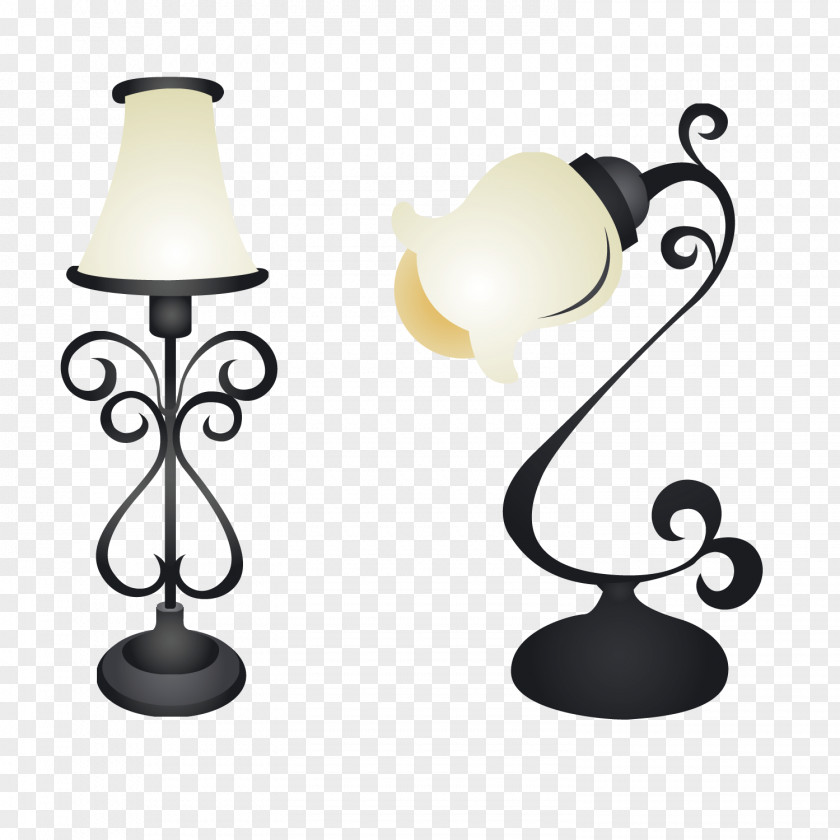 European-style Table Lamp Computer Graphics PNG