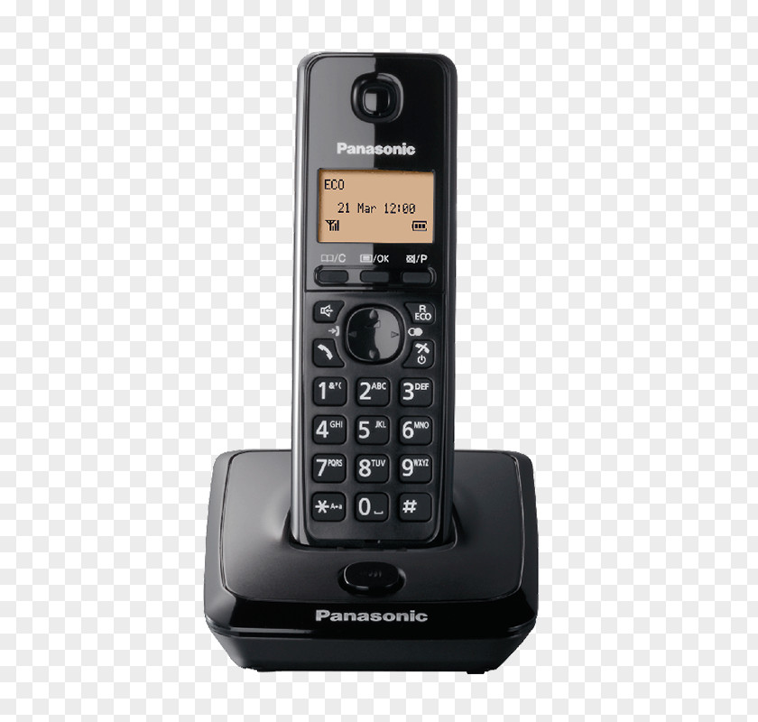 Panasonic Phone Digital Enhanced Cordless Telecommunications Telephone Answering Machines PNG