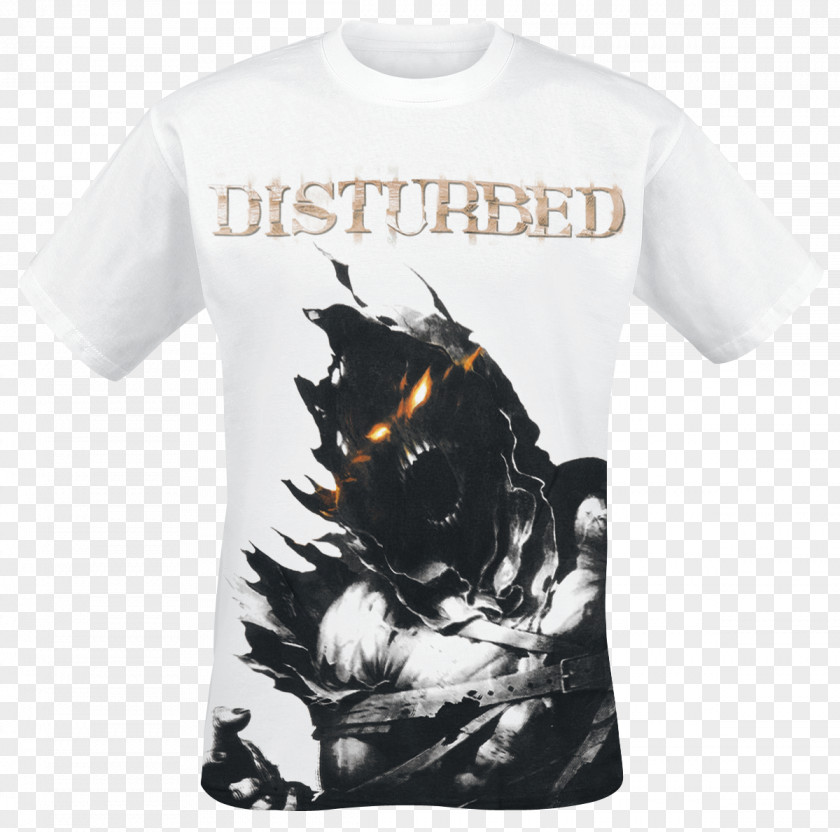 T-shirt Disturbed Asylum Album PNG
