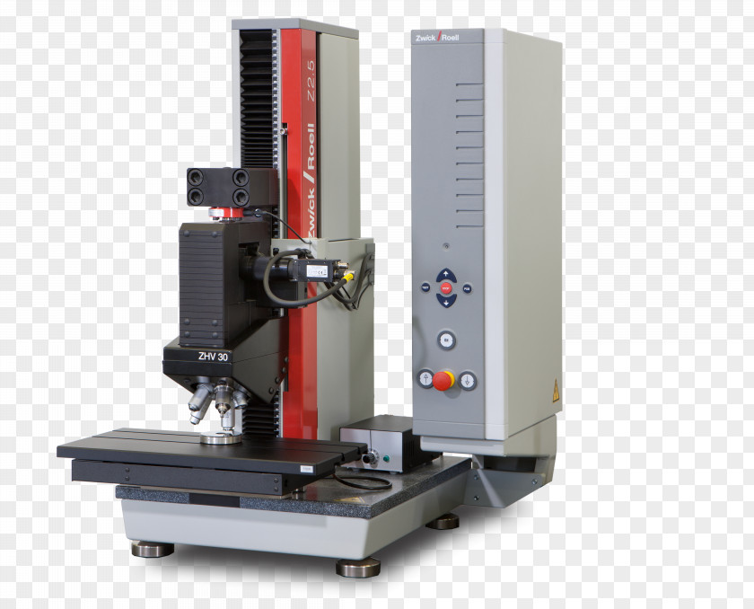 Zwick Roell Group Vickers Hardness Test Universal Testing Machine Härteprüfgerät PNG