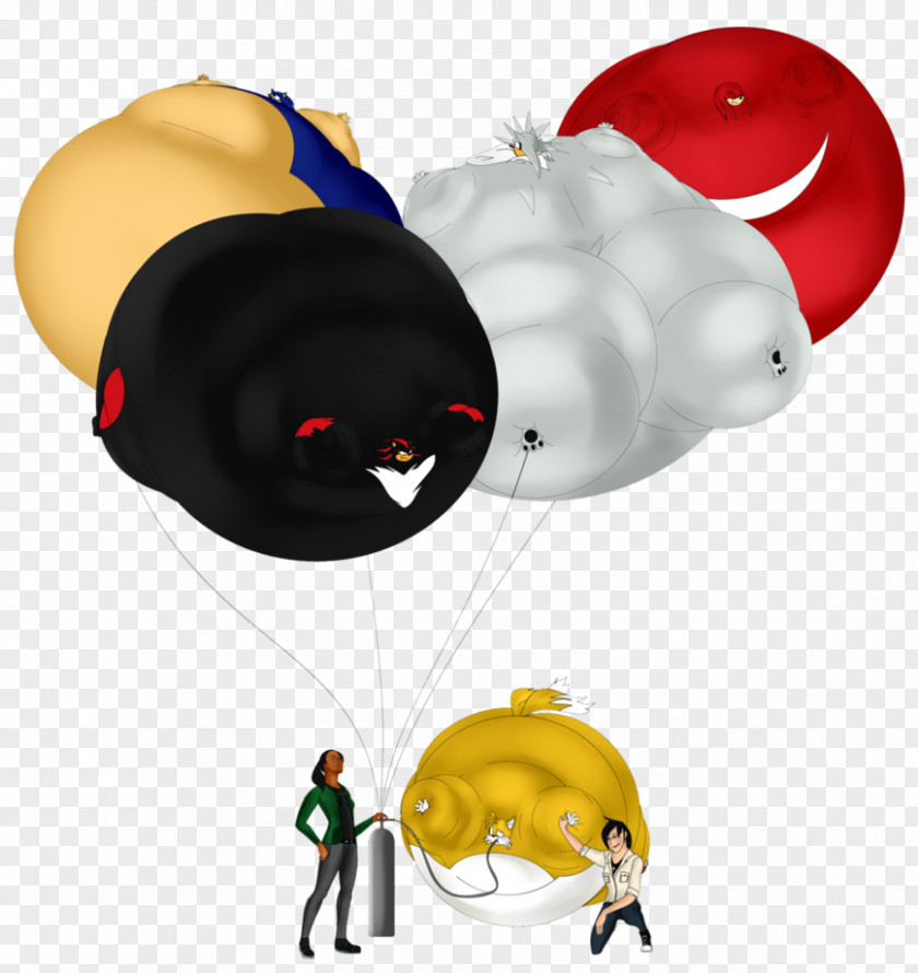 Inflation Knuckles The Echidna Balloon Sonic Chaos Tails Blimp PNG