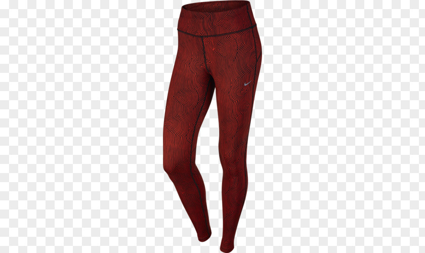 Jeans Waist Leggings Pants Maroon PNG