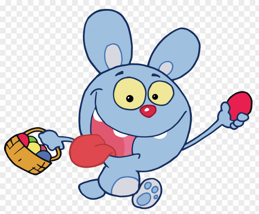 Rabbit! Clipart Easter Bunny Egg Clip Art PNG