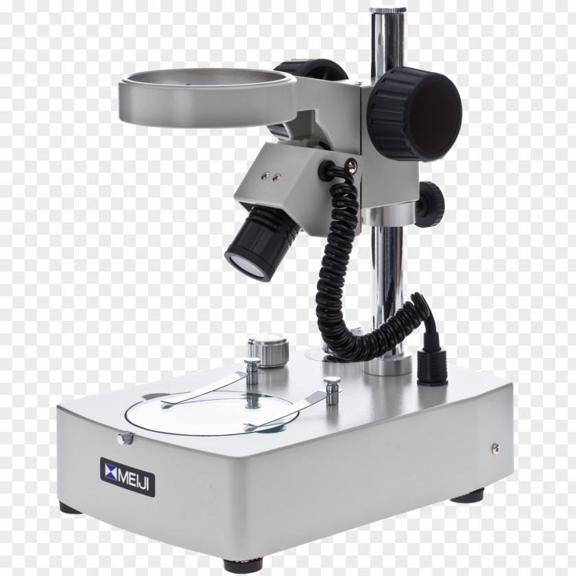 Stereo Microscope Stands Optical Optics Magnification PNG