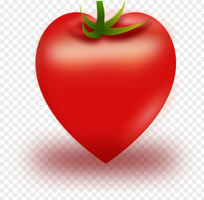 Tomato Juice Soup Heart Clip Art PNG