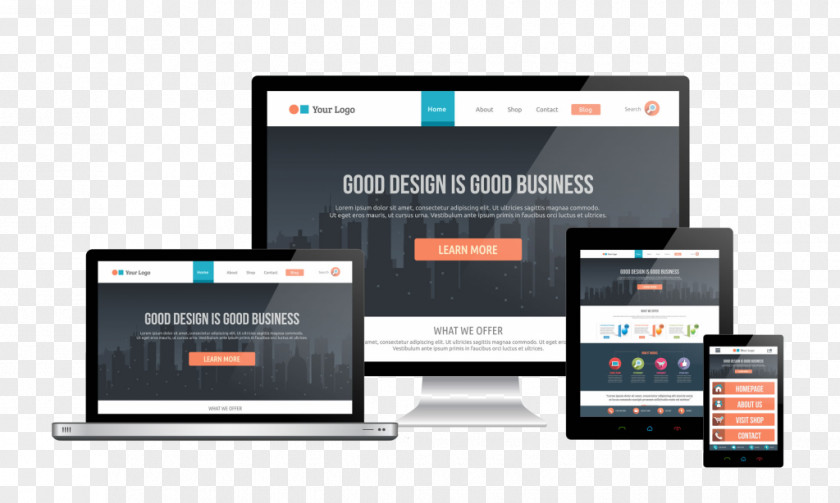 Web Responsive Development Design Professional PNG