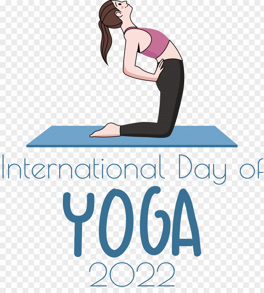 Yoga Yoga Mat Logo Text PNG