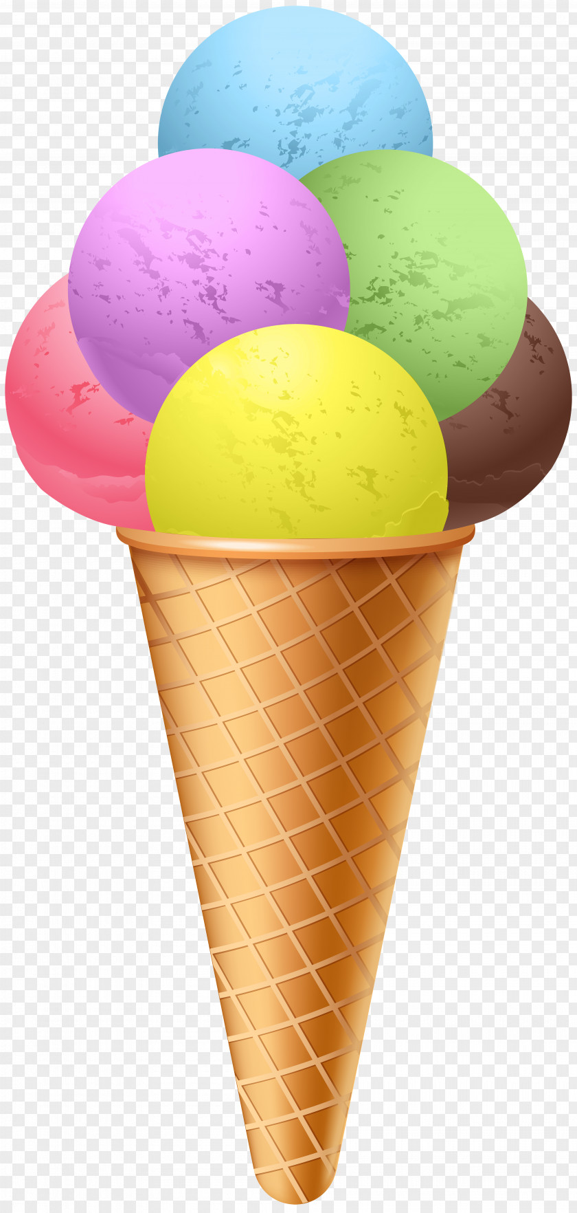 Big Ice Cream Cone Clipart Gelato Sundae PNG