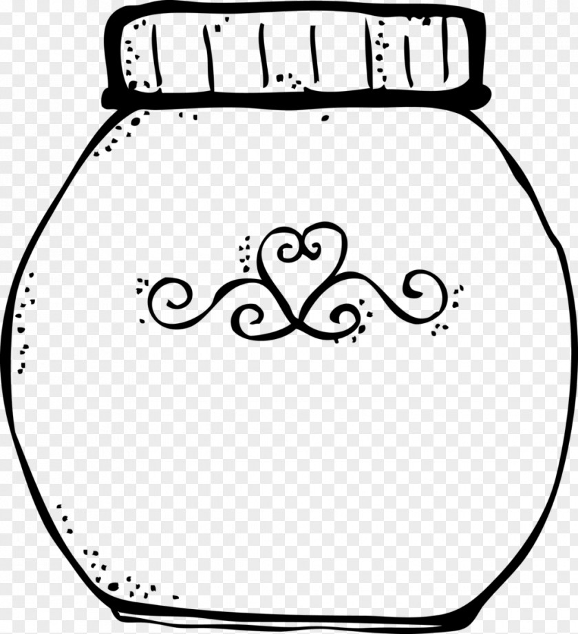 Canned Honey Biscuit Jars Black And White Cookie Clip Art PNG