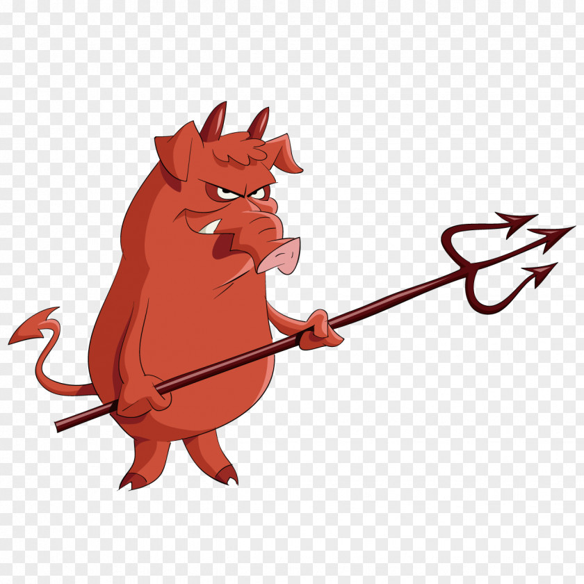 Cartoon Pig Warrior Royalty-free Aureola Illustration PNG