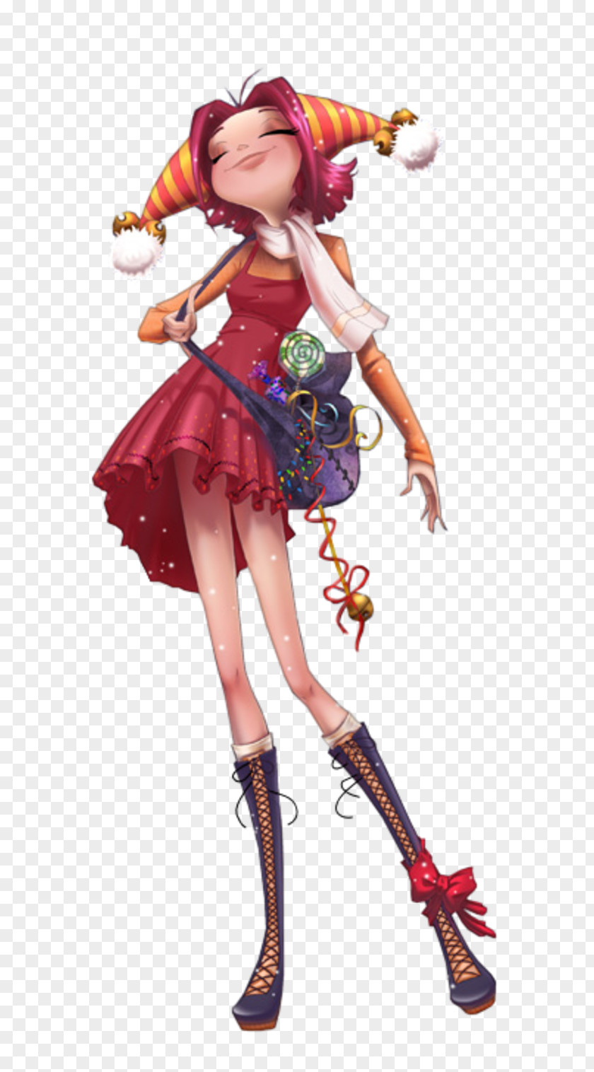 Final Fantsy Character Fiction Doll PNG