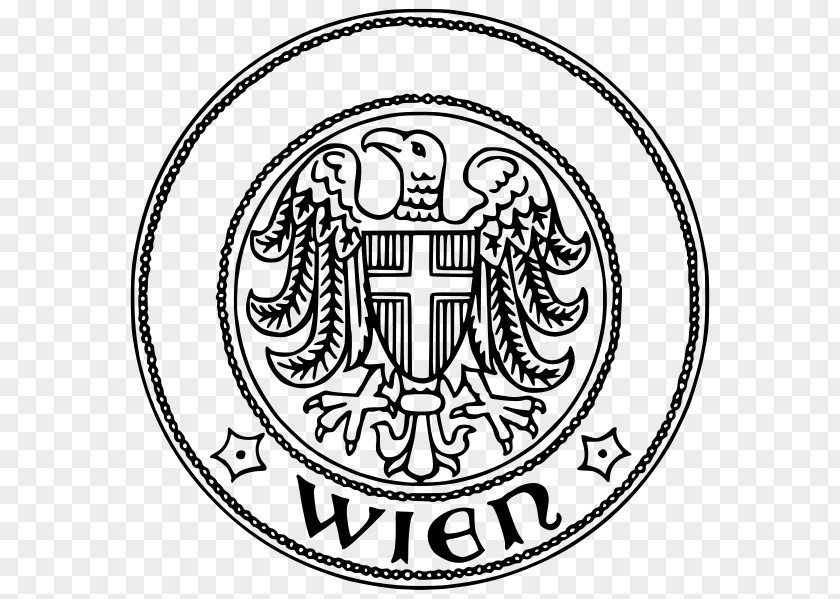 Magzine Vienna T-shirt Seal Coat Of Arms Capital City PNG