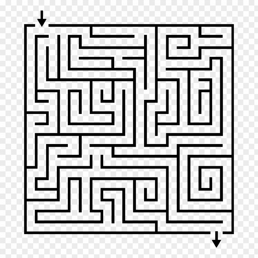 Mural Hedge Maze Labyrinth Puzzle PNG