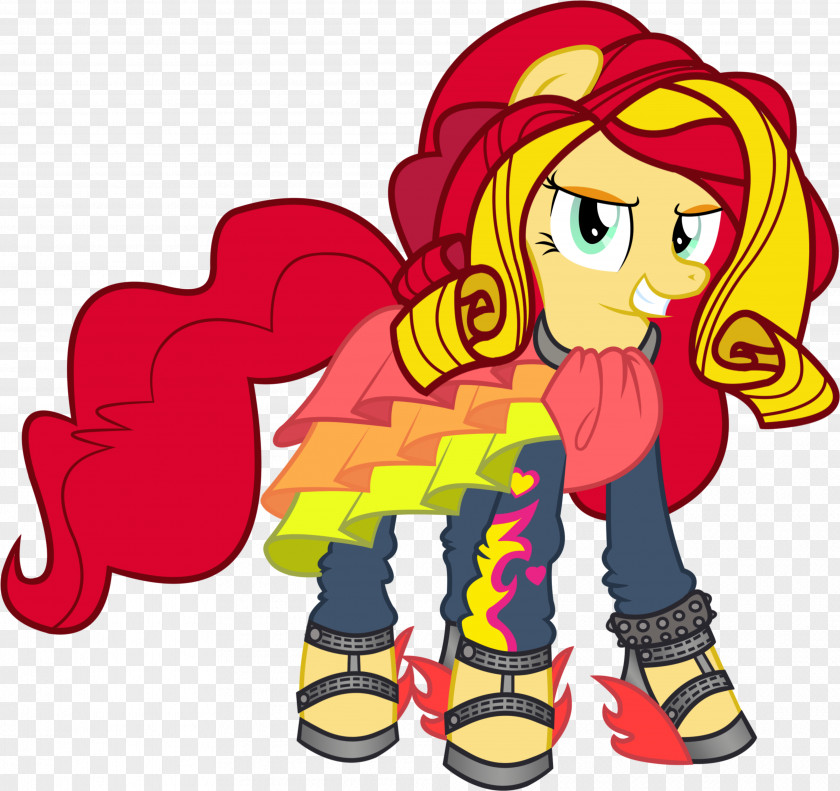 Summer Sunset Cartoon Pony Equestria Shimmer Rainbow Dash Twilight Sparkle Pinkie Pie PNG