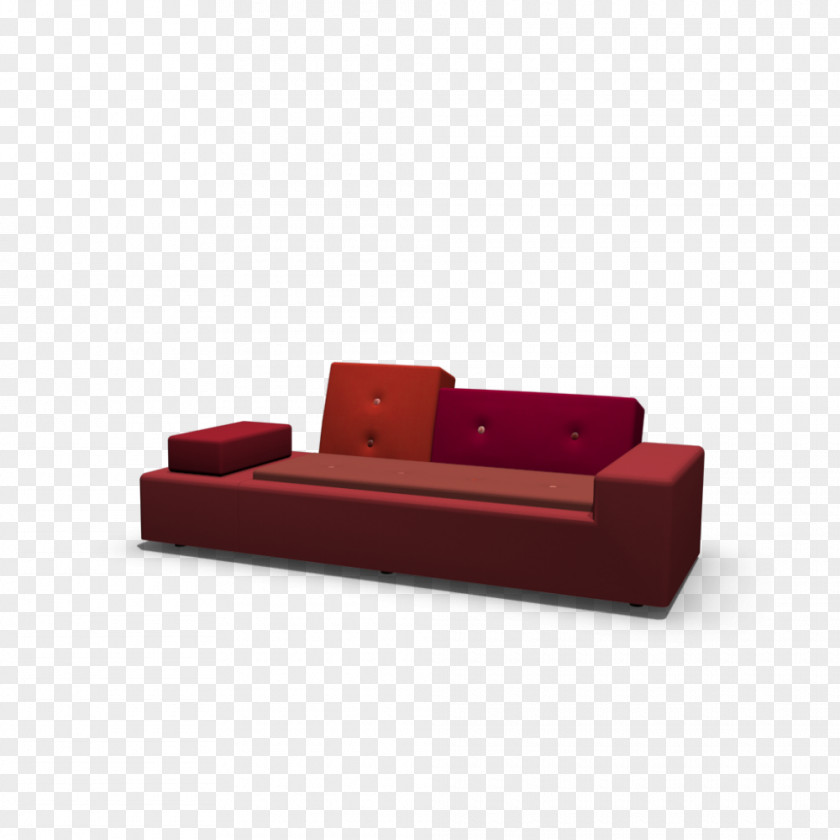 Red Color Couch Sofa Bed Furniture Chaise Longue PNG