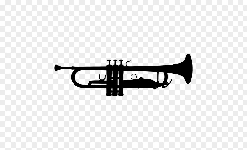 Trumpet Silhouette Music PNG , clipart PNG