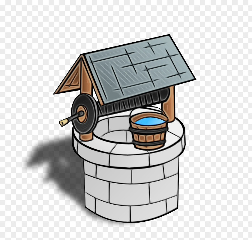 Animation Real Estate Water Well Roof Property Shed Cartoon PNG