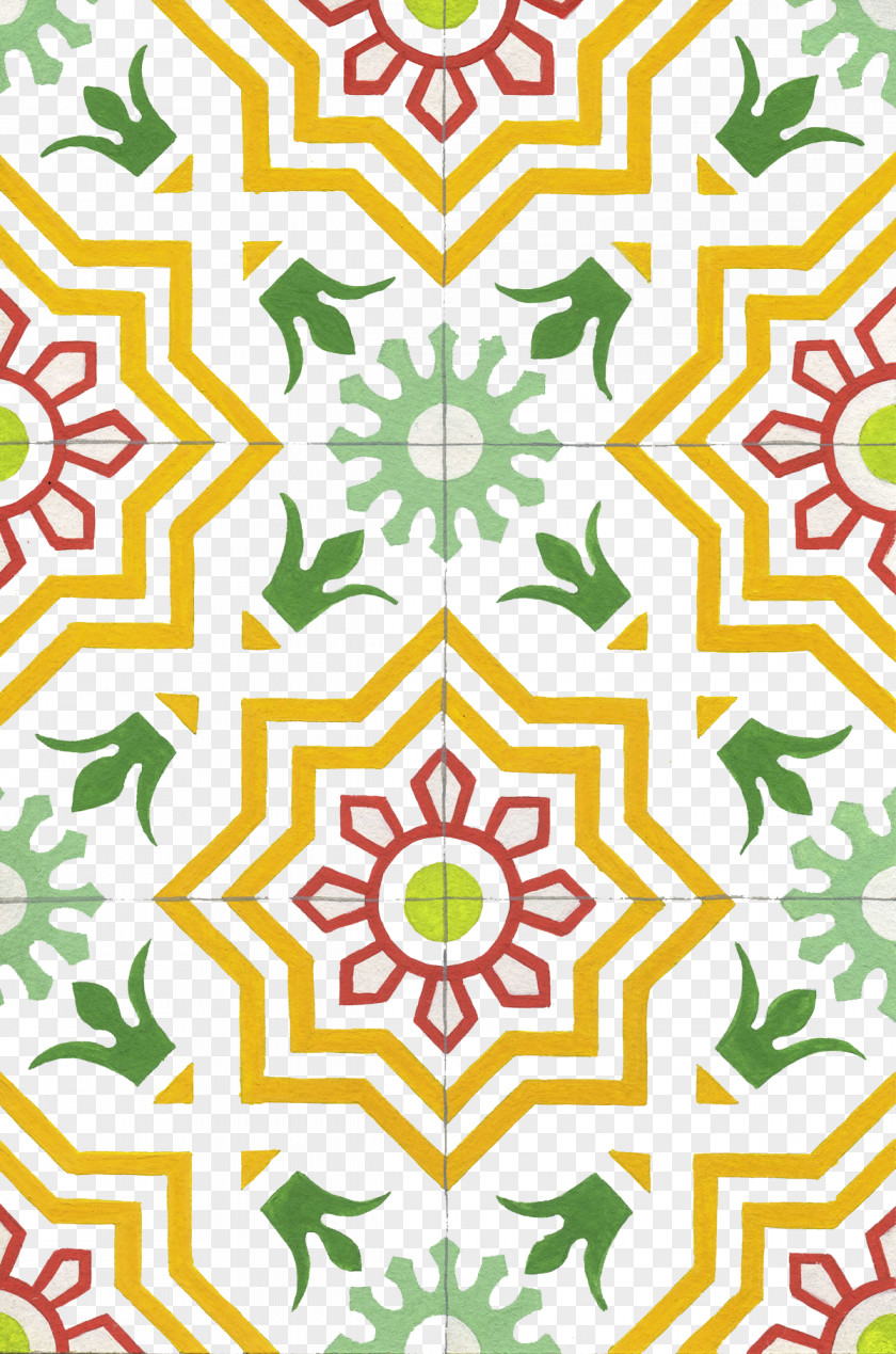 Tile Flower Pattern Business Company Industry PNG