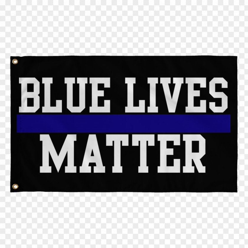 Blue Lives Matter Thin Line T-shirt Black Police Officer Law Enforcement PNG