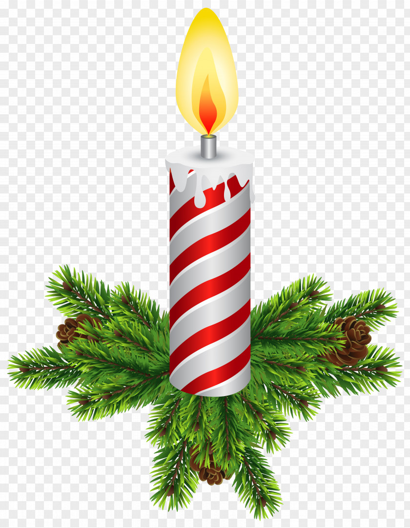 Christmas Candles Transparent Clip Art Tree Candle PNG