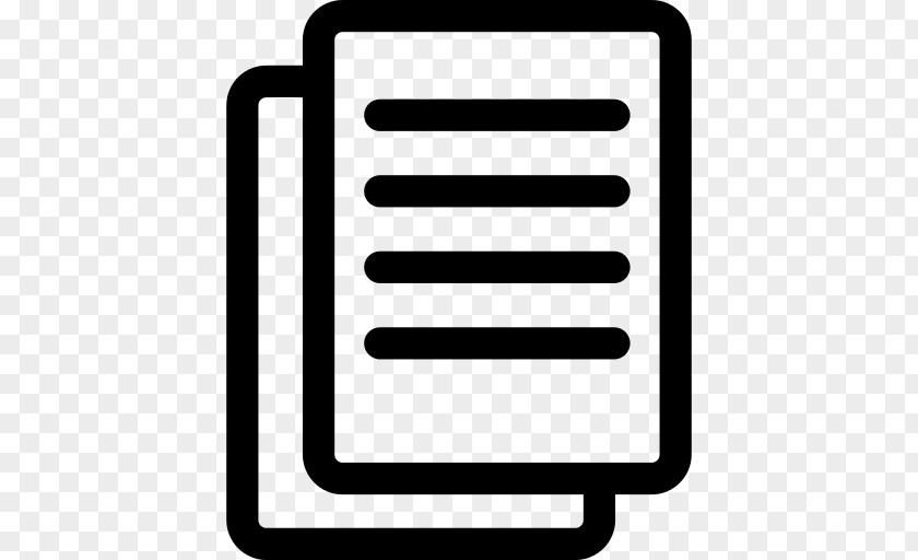 Rectangle Document Article Line PNG