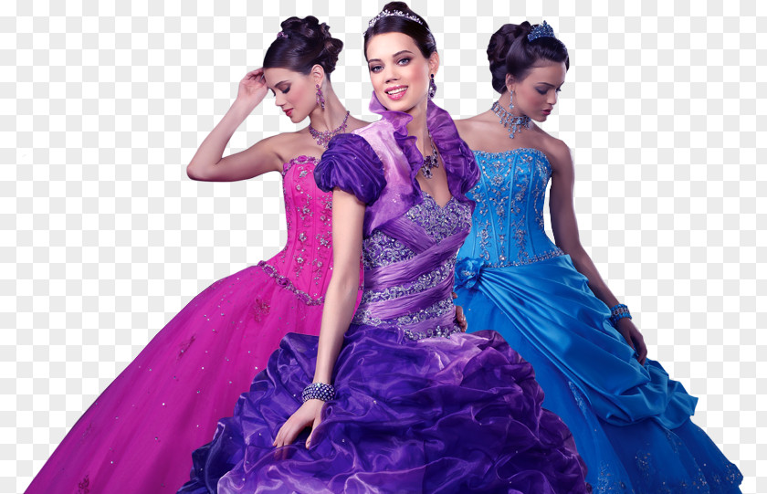 Cocktail Gown Dress Shoulder Quinceañera PNG