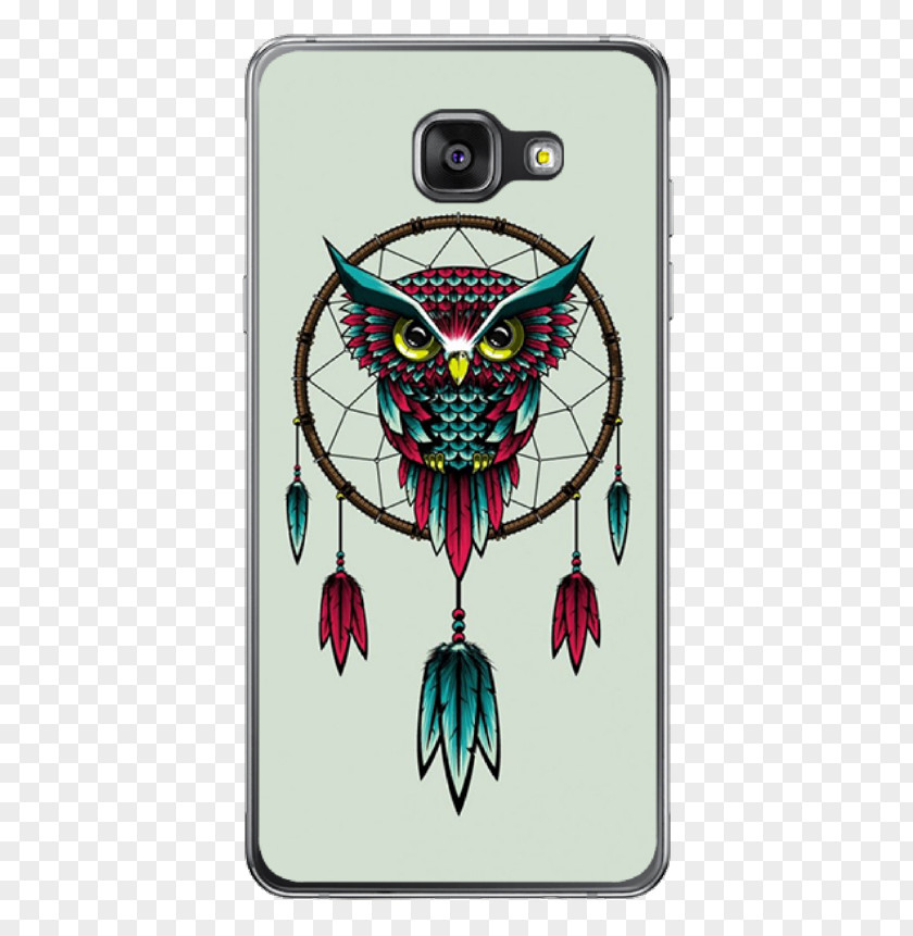 Owl Dreamcatcher Wall Decal Illustration PNG