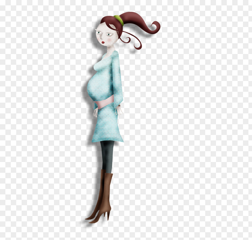 Pregnant Illustration Figurine Animated Cartoon Character Fiction PNG