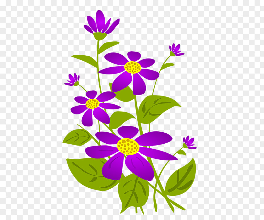 Purple Phone Floral Design Digital Art Fine Work Of PNG