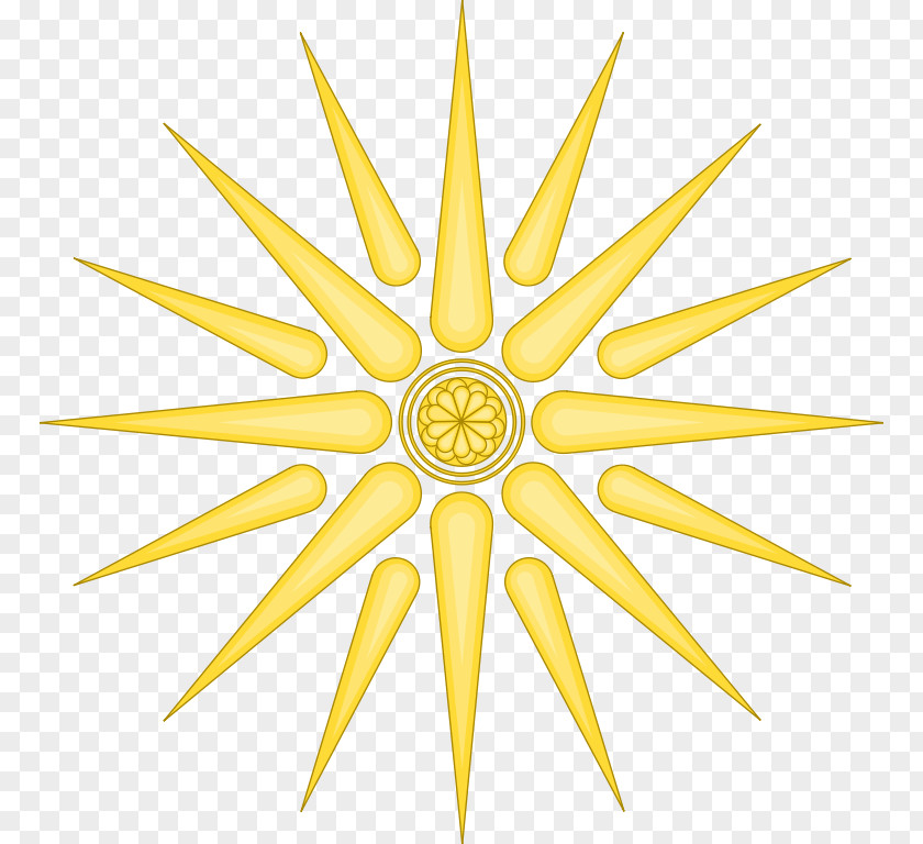 Rays Vergina Sun Ancient Macedonians Argead Dynasty PNG