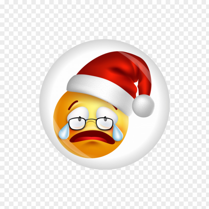 Smiley Emoticon Santa Claus Christmas Emoji PNG
