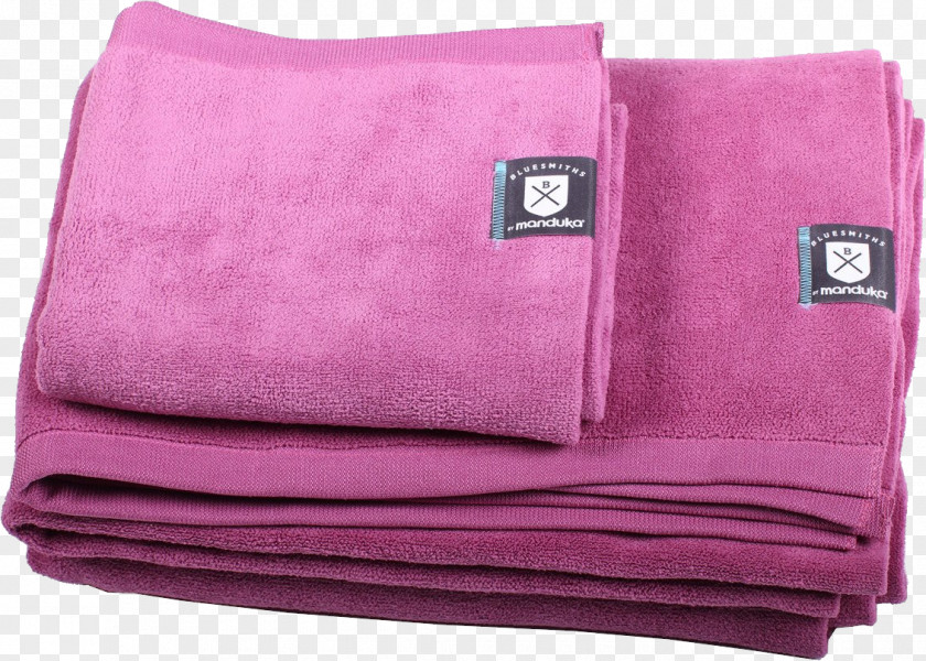 Towel Textile Pink M Pocket PNG