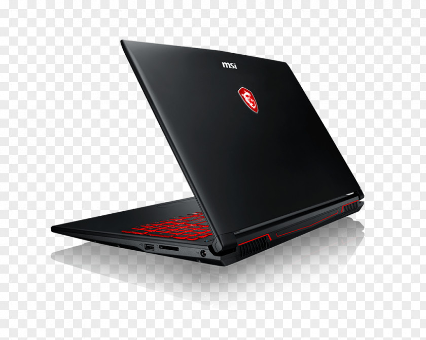 Laptop MSI GL62M Intel Core I7 NVIDIA GeForce GTX 1050 Ti PNG